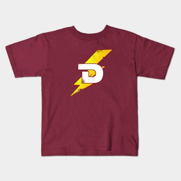 Super D (Rough) Kids T-Shirt by Vandalay Industries